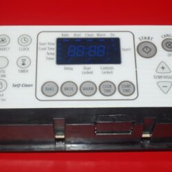 Part # 9763088 Whirlpool Oven Electronic Control Board (used, overlay fair - White)