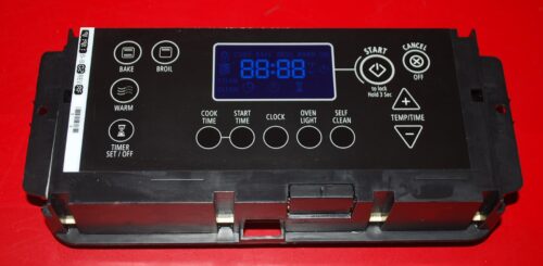 Part # W10271737 Whirlpool Oven Electronic Control Board (used, overlay good - Black)