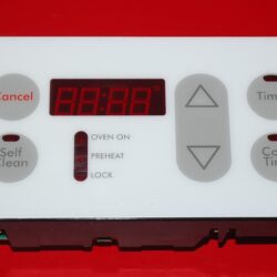 Part # 8507P163-60 Maytag Oven Electronic Control Board (used, overlay fair - White)