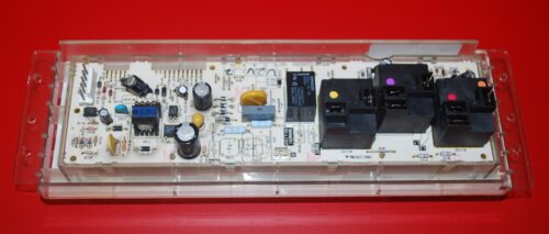 Part # WB27T10468, 191D3776P003 GE Oven Electronic Control Board (used, overlay good - White/Gray)