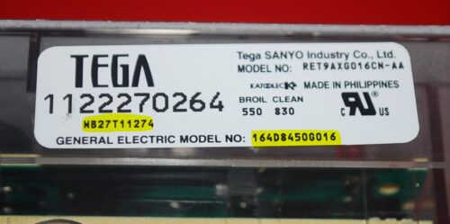 Part # WB27T11274, 164D8450G016 GE Oven Electronic Control Board (used, overlay good - White)