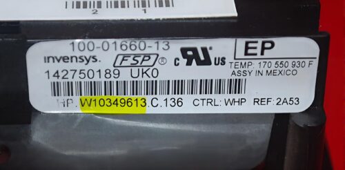 Part # W10803948 | W10349613 | Whirlpool Oven Control Board (overlay fair - White)