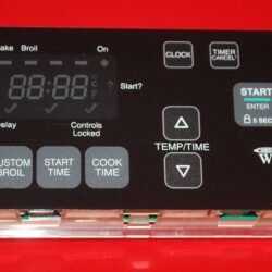 Part # 9761127, 6610464 Whirlpool Oven Electronic Control Board (used, overlay good - Black)