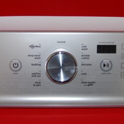 Part # W11035070 Maytag Washer Control Panel And User Interface Board (used, condition good - Gray)