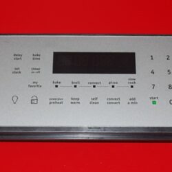 Part # 316549118, 316562016 Frigidaire Oven Switch Membrane and Control Board (used, overlay good - Silver)