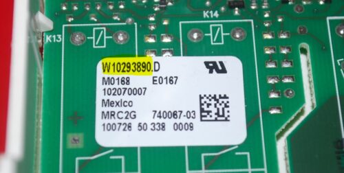 Part # W10293890 Maytag Oven Electronic Control Board (used)