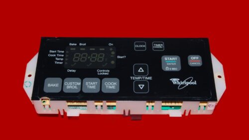 Part # 9760311 | 6610464 | Whirlpool Oven Control Board (overlay good - Black)