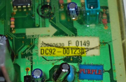Part # DC92-00123A Samsung Dryer Electronic Control Board (used)