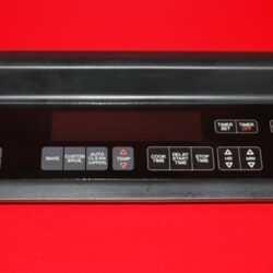 Part # 8300435 Whirlpool Oven Touch Panel (used, overlay good - Black)