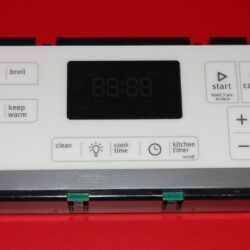 Part # W10477068 Maytag Oven Electronic Control Board (used, overlay very good - White)