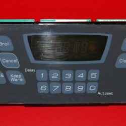 Part # 8507P293-60 Maytag Oven Electronic Control Board (used, overlay fair - Dark Gray)