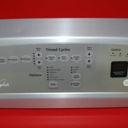 Part # 3978825, 8546219 Whirlpool Dryer Control Panel And Board (used, condition good - Pearl)