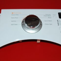 Part # DC97-16785F, DC92-00736C Samsung Front Load Washer Panel And User Interface Board (used, condition fair - White)