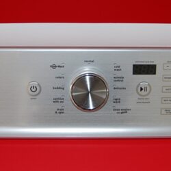 Part # W11135391, W11135393 Maytag Washer Control Panel And User Interface Board (used, condition good - Silver)