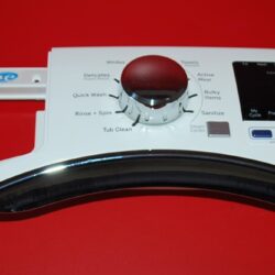 Part # WH42X25589 , WH12X27293 GE Front Load Washer Control Panel And User Interface Board (used, condition fair - White )