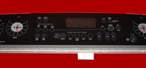 Part # 9758475, 9762733 Whirlpool Oven Switch Membrane And Control Board (used, overlay good - Black)