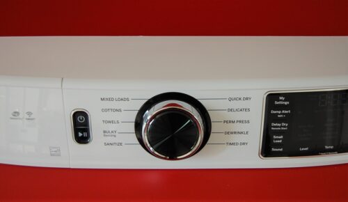 Part # WE13X29596, WE22X29584 GE Dryer Control Panel And User Interface Board (used, condition good - White)