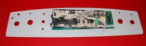 Part # WB27T10698, WB27T10805, 164D6476G009 GE Oven Control Panel And Control Board (used. overlay good - Bisque)