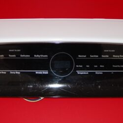 Part # W10914511 Whirlpool Dryer Console And User Interface Board (used, condition fair - Black)