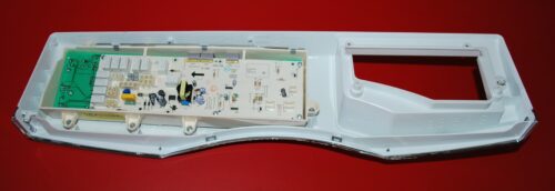 Part # WH42X25589 , WH12X27293 GE Front Load Washer Control Panel And User Interface Board (used, condition fair - White )