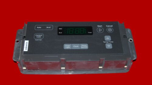 Whirlpool Oven Control Board W10834014 W11122560 OEM Used Tested (overlay good - Dark Gray)