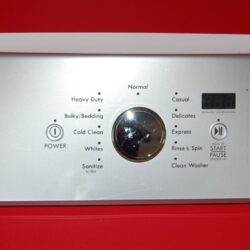 Part # W11248046 Kenmore Washer Control Panel And User Interface Board (used, condition good - Silver)