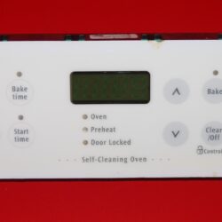 Part # 316418220 Frigidaire Oven Electronic Control Board (used, overlay fair - Yellow/White)