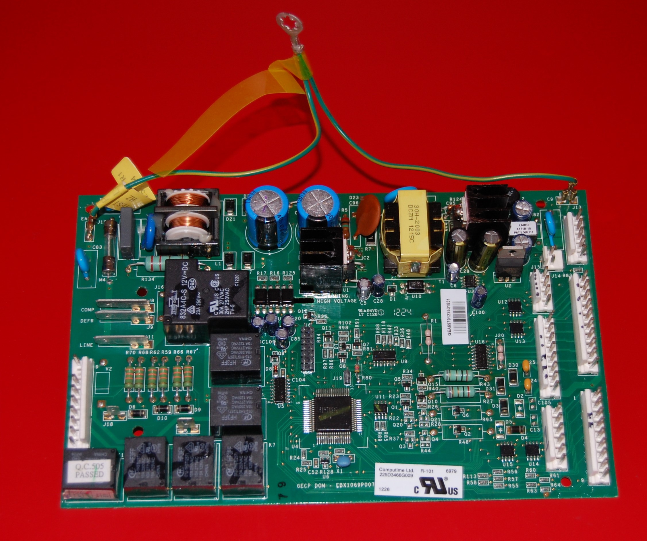thumbnail image 2 of GE Refrigerator Control Board – Genuine Part #225D4206G003 (Used, 6-Month Warranty) 2 of 3