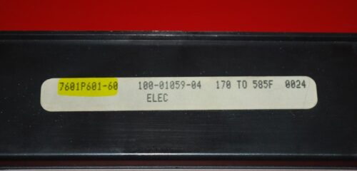 Part # 7601P601-60 Maytag Oven Electronic Control Board (used, overlay good - White)