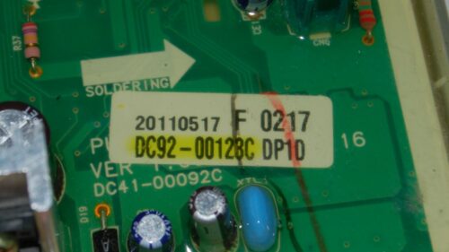 Part # DC92-00123C | Samsung Dryer Control Board