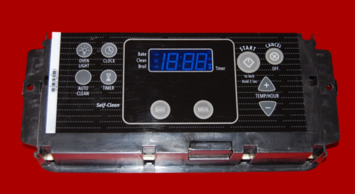 Part # W10114374 Whirlpool Gas Oven Electronic Control Board (used, overlay good - Black)