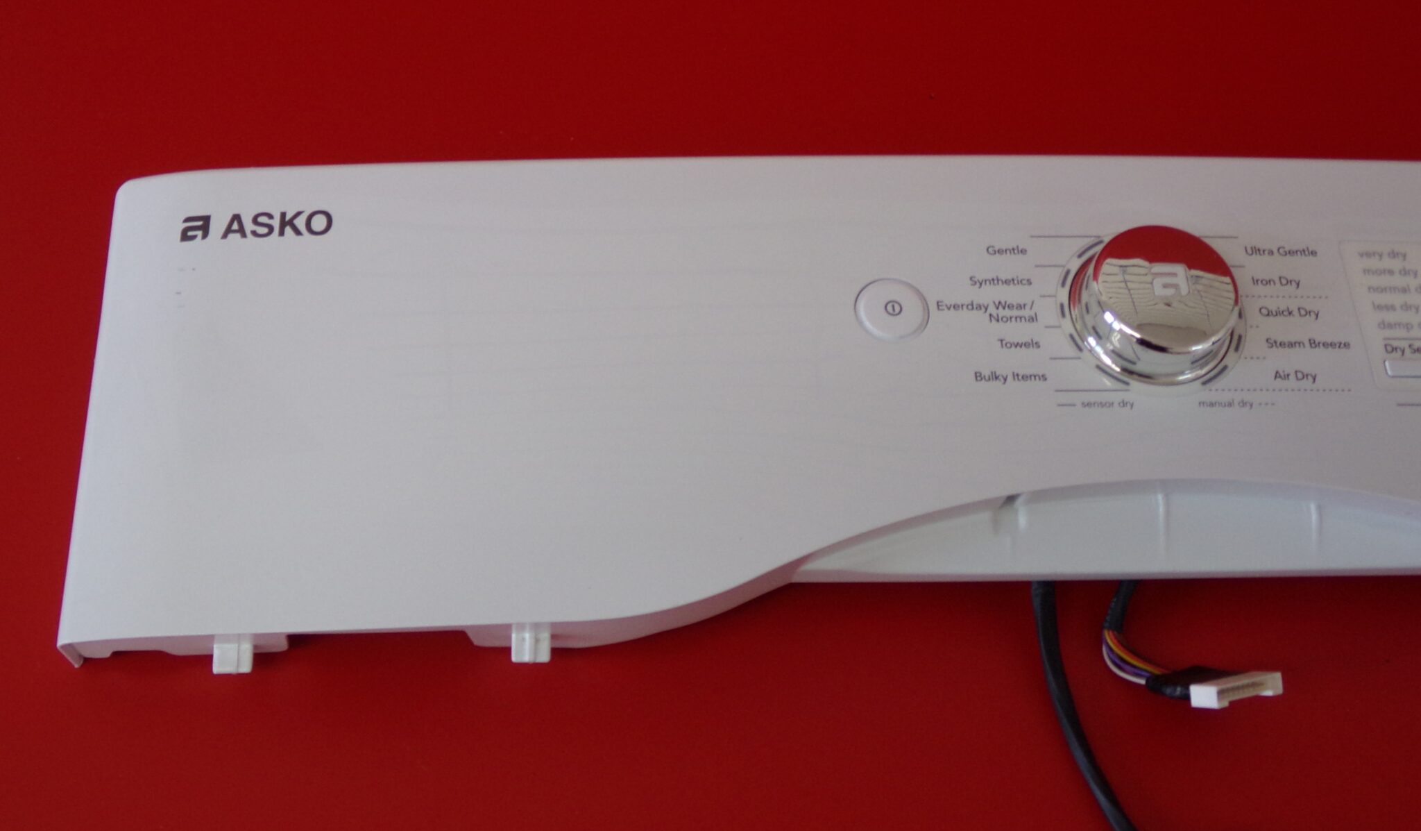 Part PRPSSWAD55 135 Asko Dryer User Interface Panel (used