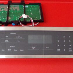 Part # WB56X25733 , WB27X29602, WB27X25554 GE Oven Touch Panel And Boards (used, overlay good - Dark Gray/ Stainless Steel)