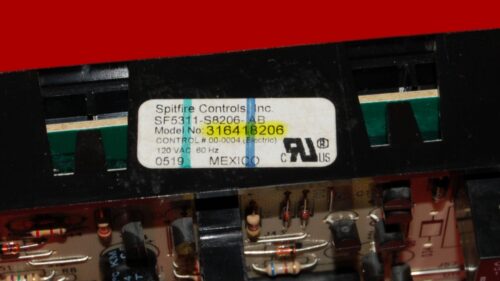 Kenmore Oven Main Control Board 316418206 | 316557106 | OEM Used Tested (overlay good - Black)