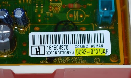 Part # DC92-01310A Samsung Dryer Control Board (used)