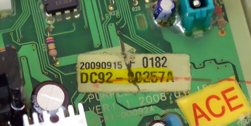 Part # DC92-00257A Samsung Dryer Electronic Control Board