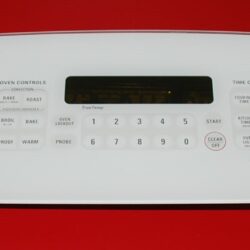 Part # WB29T10110, WB27T10613, 164D4779P028 GE Oven Control Panel And Board (used, overlay good - Bisque)