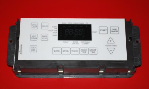 Part # W10833991 - Whirlpool Oven Electronic Control Board (used, overlay good - White)