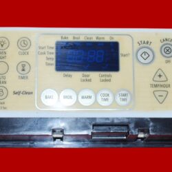 Part # W10108090 - Whirlpool Oven Electronic Control Board (used , overlay fair - Yellow)