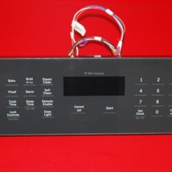 Part # WB27X32822, WB27X32874 GE Oven Control Panel And Board (used, overlay good - Gray)