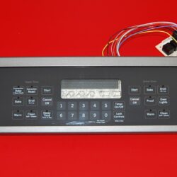 Part # WB07X25954,164D8496G149, WB27X25351, WB27T11326 GE Oven Control Panel And Boards (used, overlay good - Dark Gray)