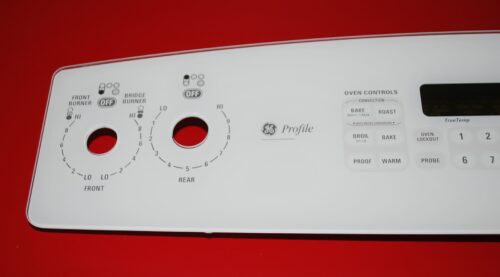 Part # WB29T10110, WB27T10613, 164D4779P028 GE Oven Control Panel And Board (used, overlay good - Bisque)