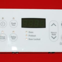 Part # 316557212 - Kenmore Oven Electronic Control Board (used, overlay fair - White)