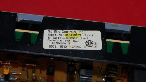 Part # 316418207 | Frigidaire Gas Oven Control Board (overlay good - White)