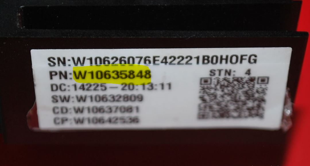 Genuine Whirlpool Washer Main Control Board W10865068 - Refurbished, 60-Day Warranty