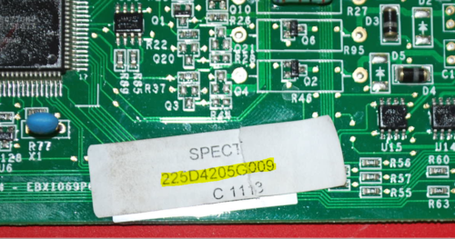 Part # 225D4205G009 - GE Refrigerator Electronic Control Board (used)