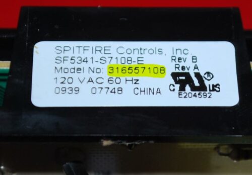 Part # 316557108 Frigidaire Oven Electronic Control Board (used)