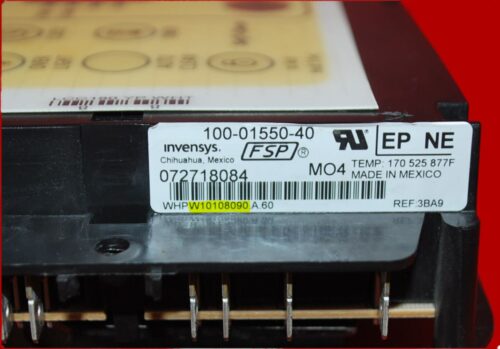 Part # W10108090 - Whirlpool Oven Electronic Control Board (used , overlay fair - Yellow)
