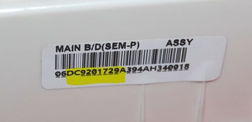 Part # DC92-01729A Samsung Dryer Control Board (used)