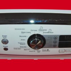 Part # WE20X10114 | WE04X10163 GE Dryer Control Panel And Board (condition fair - White)